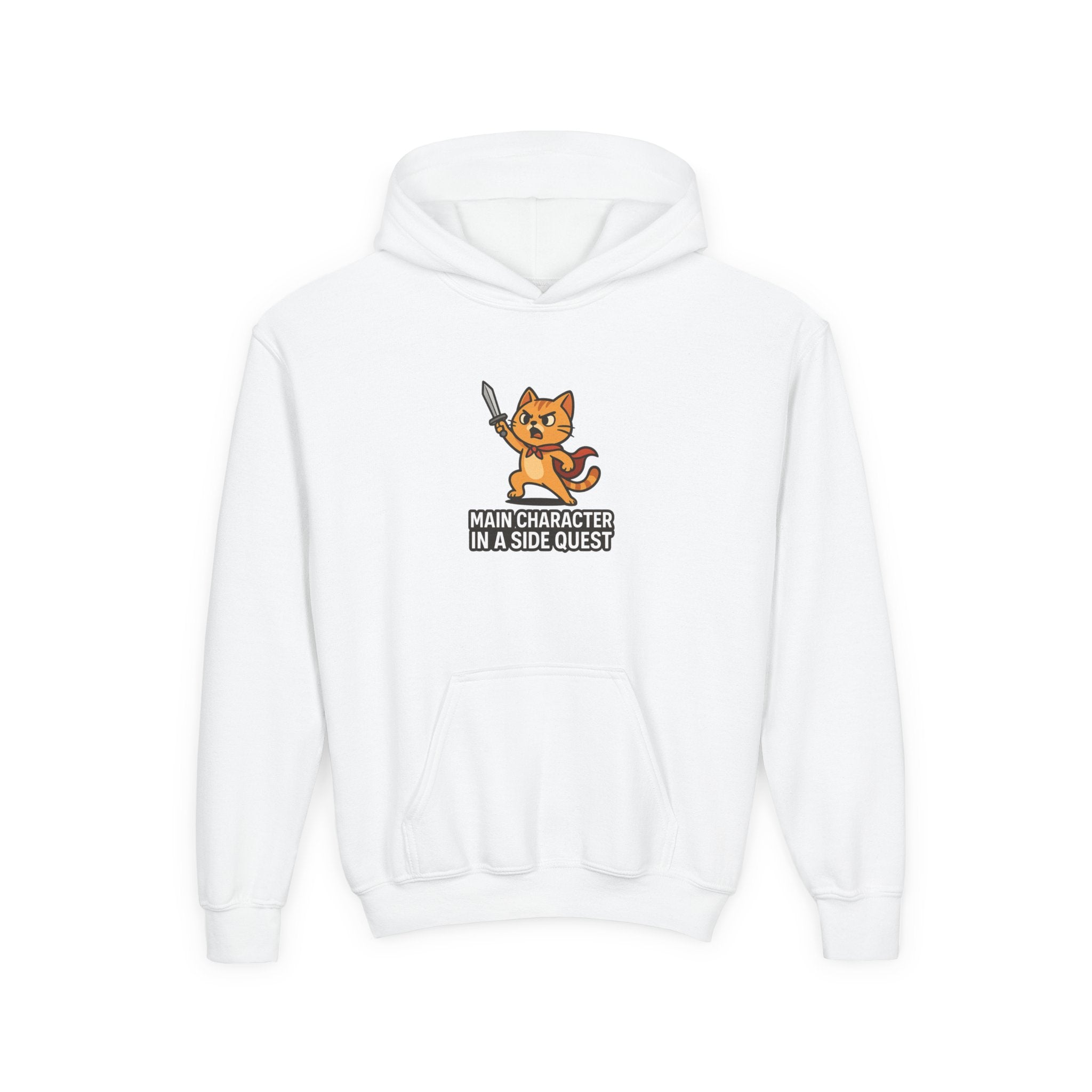 Funny Warrior Cat Hooded Sweatshirt