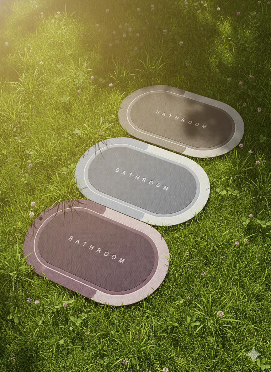The Ultra-Absorbent Quick-Dry Bathroom Mat Set