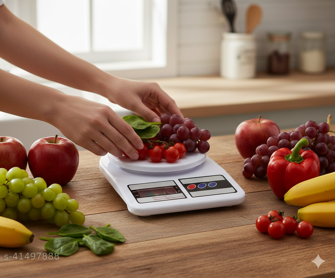 Digital Kitchen Weighing Scale – 3kg Capacity | Compact & High Precision
