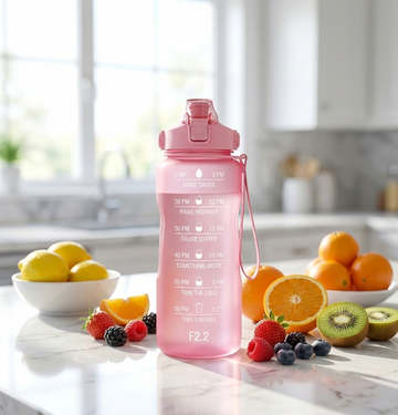 Motivational Time-Marker Water Bottle – Hydrate Smarter, Live Better
