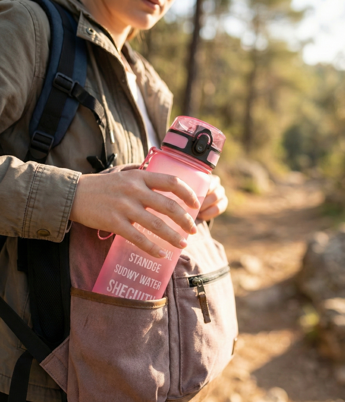 Motivational Time-Marker Water Bottle – Hydrate Smarter, Live Better