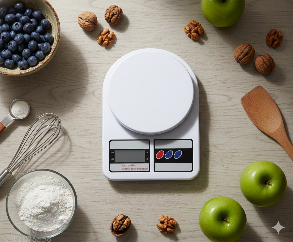 Digital Kitchen Weighing Scale – 3kg Capacity | Compact & High Precision