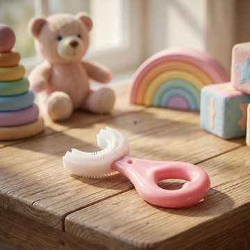 Kids U-Shaped Silicone Toothbrush – Gentle, Safe & Fun Brushing for Little Smiles