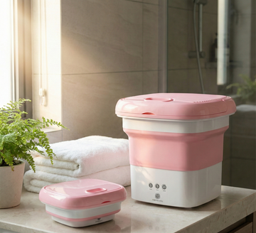 Foldable Mini Laundry Washing Machine – 3kg Capacity | Portable, Eco-Friendly, Travel-Ready