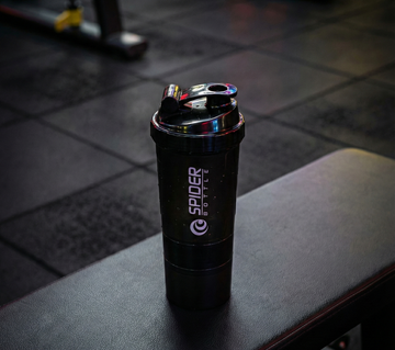 Hydration Tracker Water Bottle - Leakproof Spider Fitness Bottle with Time Markers & Flip Straw