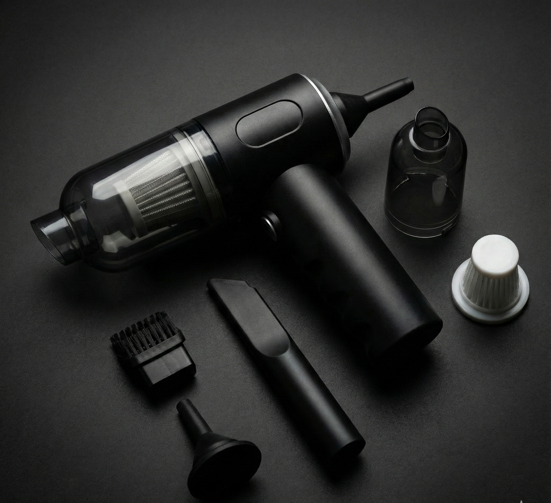3-in-1 Portable Vacuum Cleaner – High Power Mini Dust Remover