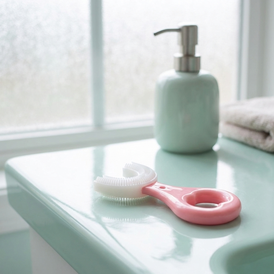 Kids U-Shaped Silicone Toothbrush – Gentle, Safe & Fun Brushing for Little Smiles